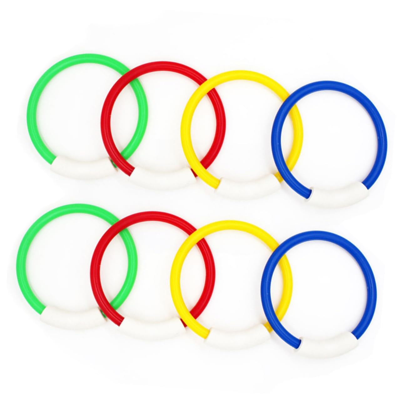 Sosoport Diving Ring Toy Set for Boys and Girls 8pcs Underwater Swimming Grab Toy Diving Training Ring for Pool for Boys Girls Random