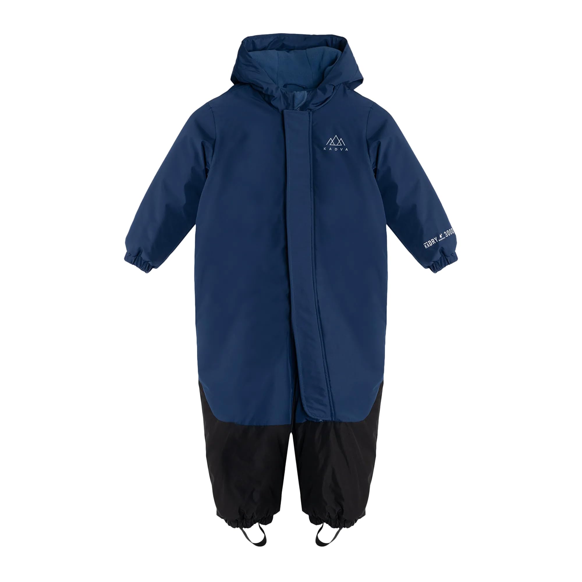 KADVA Kinder Skianzug KIKO Jr Ski Overall für Jungen Wasserdicht Winddicht mit Reflektoren und Kapuze Fleecefutter