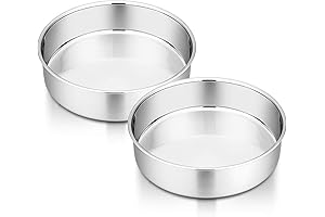 P&P CHEF 6 Inch Cake Pan Set of 2