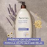 Aveeno Stress Relief Moisturizing Body Lotion with Lavender Scent, to help you feel Calm and Relaxed, Hydrating Body Lotion for Dry Skin, 33 FL OZ - Image 4