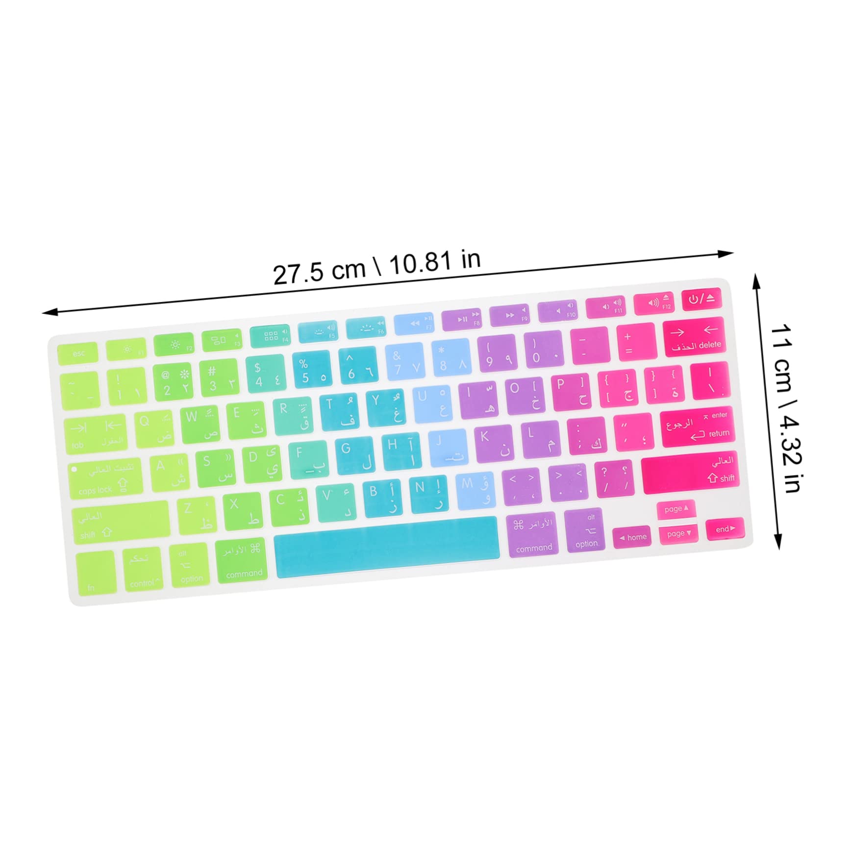 OSALADI 10piezas Cubierta De Teclado De para Pro De Protector De Teclado Arabe