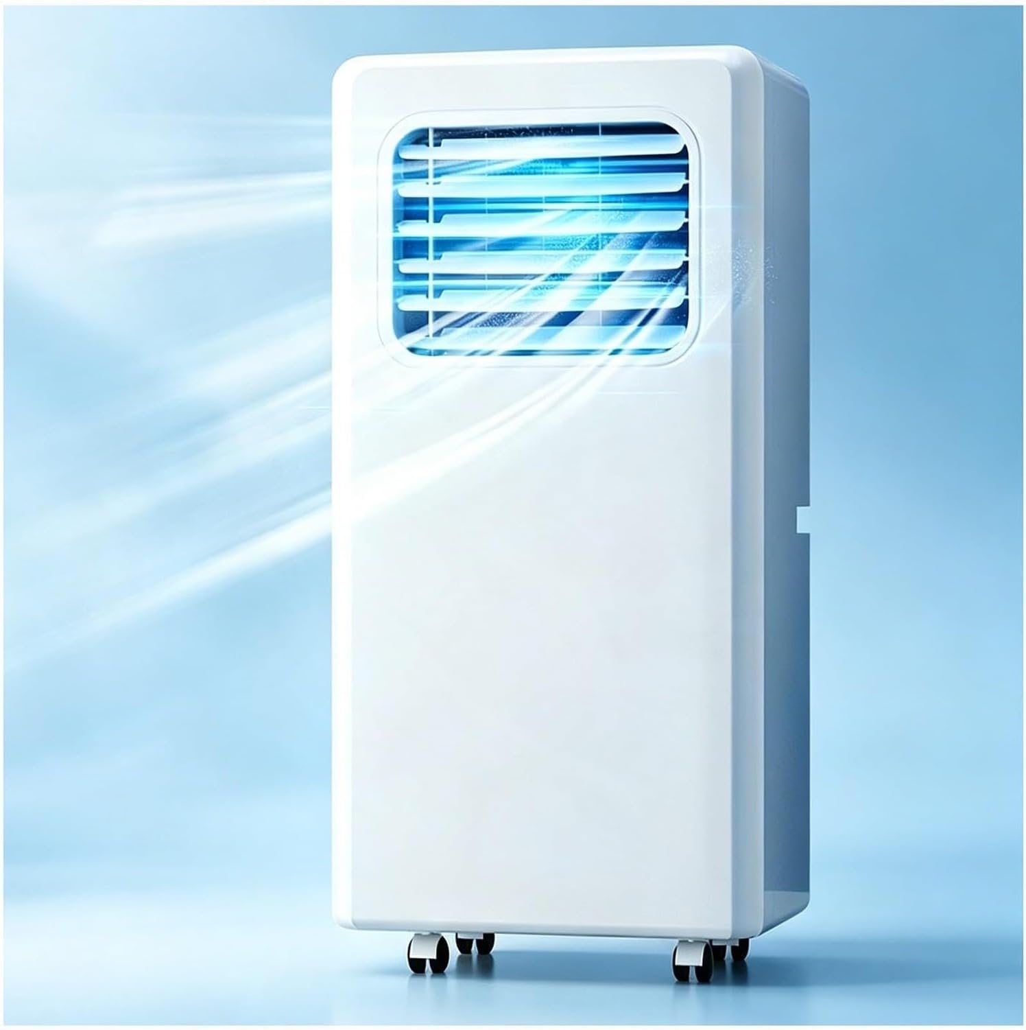 Condizionatore d'Aria Portatile 3-in-1, unità AC Pavimento 10000 BTU ad Alte Prestazioni, raffredda Fino a 30 mq, climatizzatore Mobile per Soggiorno, Uso Domes