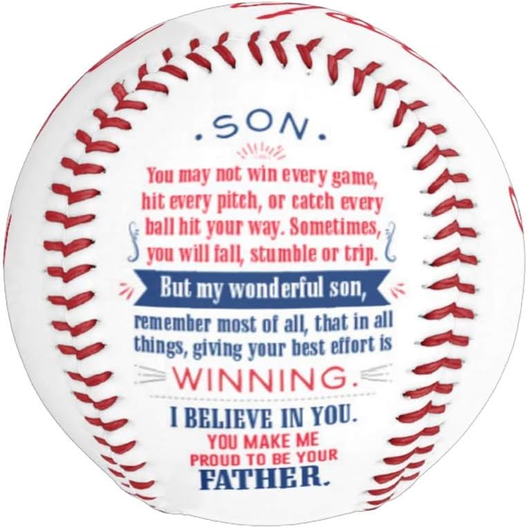Custom Photo Quote Baseball Gift Personalized Picture for Graduation, Birthday, Senior Gift to Son or Grandson