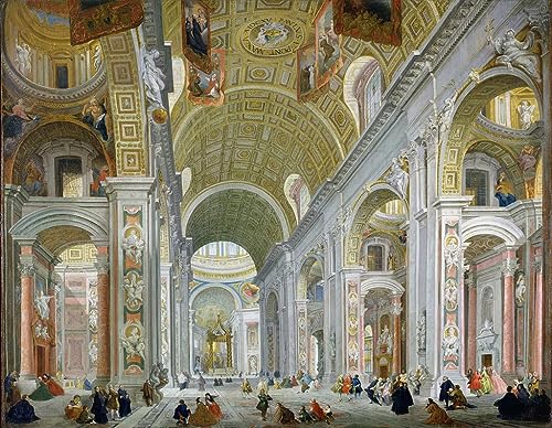 Toile Intérieur de Saint-Pierre Pannini pour décoration salon