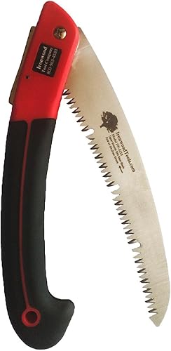 Ironwood Tool Company Portátil, fácil plegado, 8.268 in sierra curvada IW5210 con impulsos láser endurecidos dientes