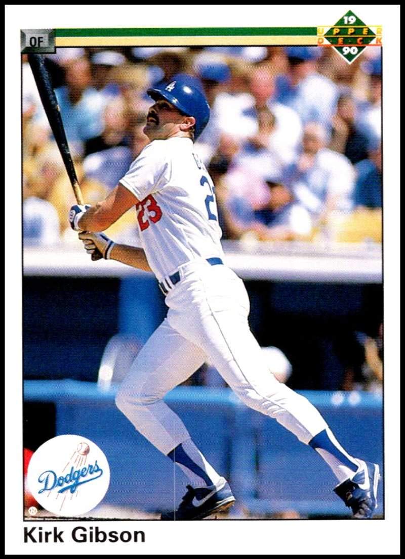 Amazon.com: Baseball MLB 1990 Upper Deck #264 Kirk Gibson #264 UER