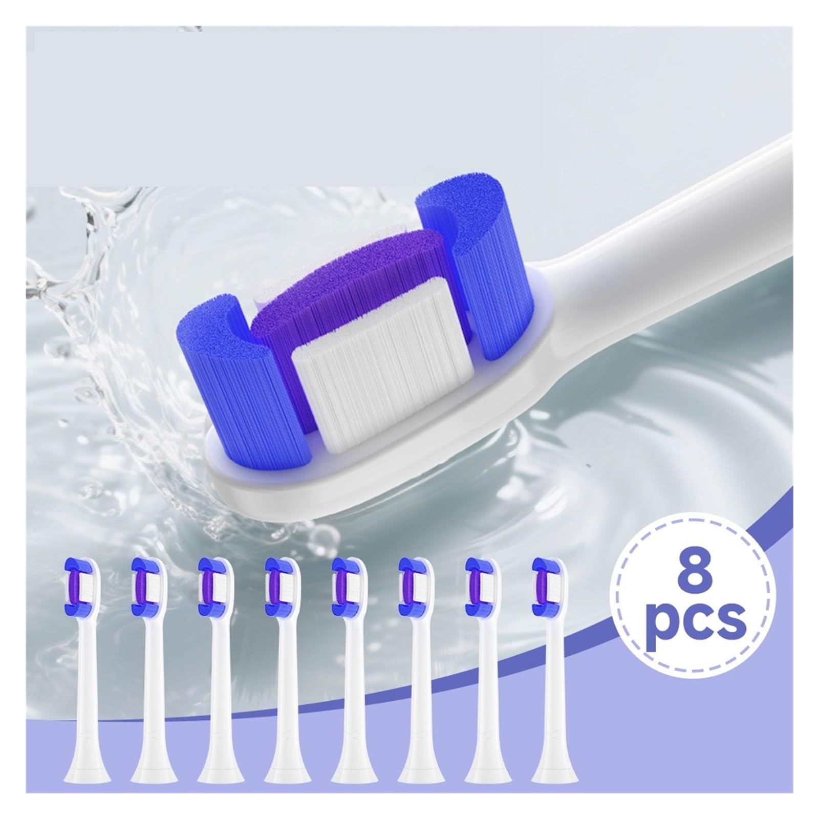 Cabezales adultos, compatible con Philips, 4-20PCS | Recambios de cabezal de plástico para adultos, para uso diario y como repuesto de reserva(20HB130A)