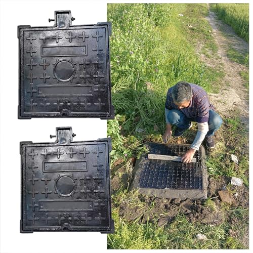 Cubierta reforzada para tanque de aguas residuales en hierro fundido estructural 2