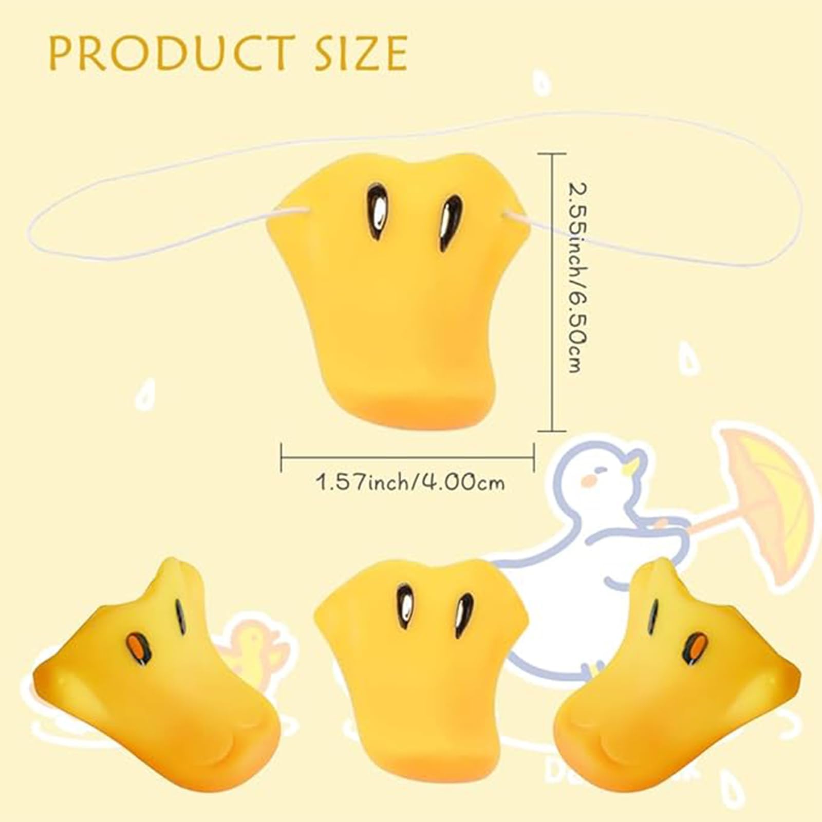 jarbins 3 Pieces Duck Bill Masks Beak Nose Animal Masks Costume Accessory Funny Cosplay Props Novelty Item Party Favors