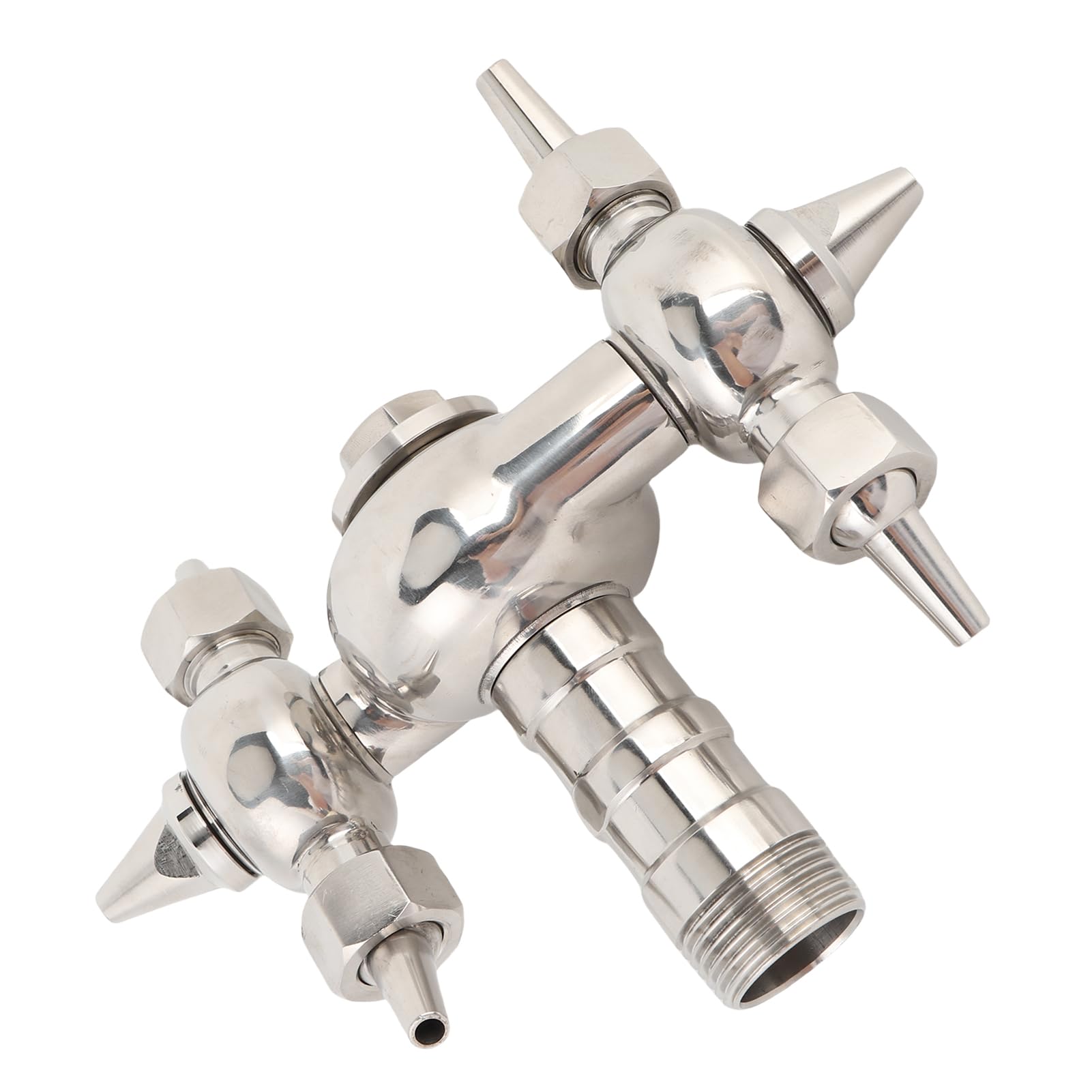 Keenso Bomboletta Spray per Pulizia con Rotazione a 360° Pulizia Completa del Serbatoio con Materiale in Acciaio Inossidabile 304