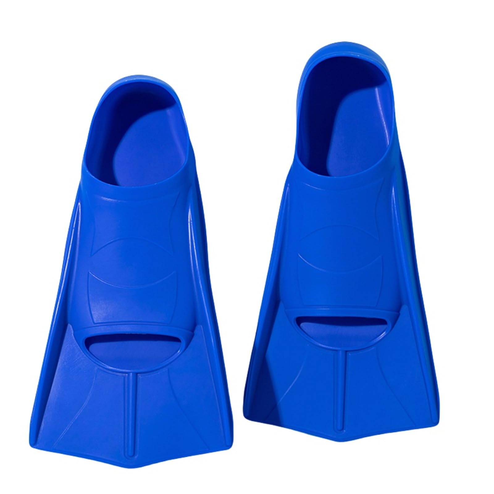 Training Fins, Silicone Swim Diving Fins for Stronger Kick & Greater Propulsion | Adjustable Lightweight Fins | Sizes 30-47 EU | Unisex Adults & Kids Men Women (Blue 2,XXS(30-32 EU))