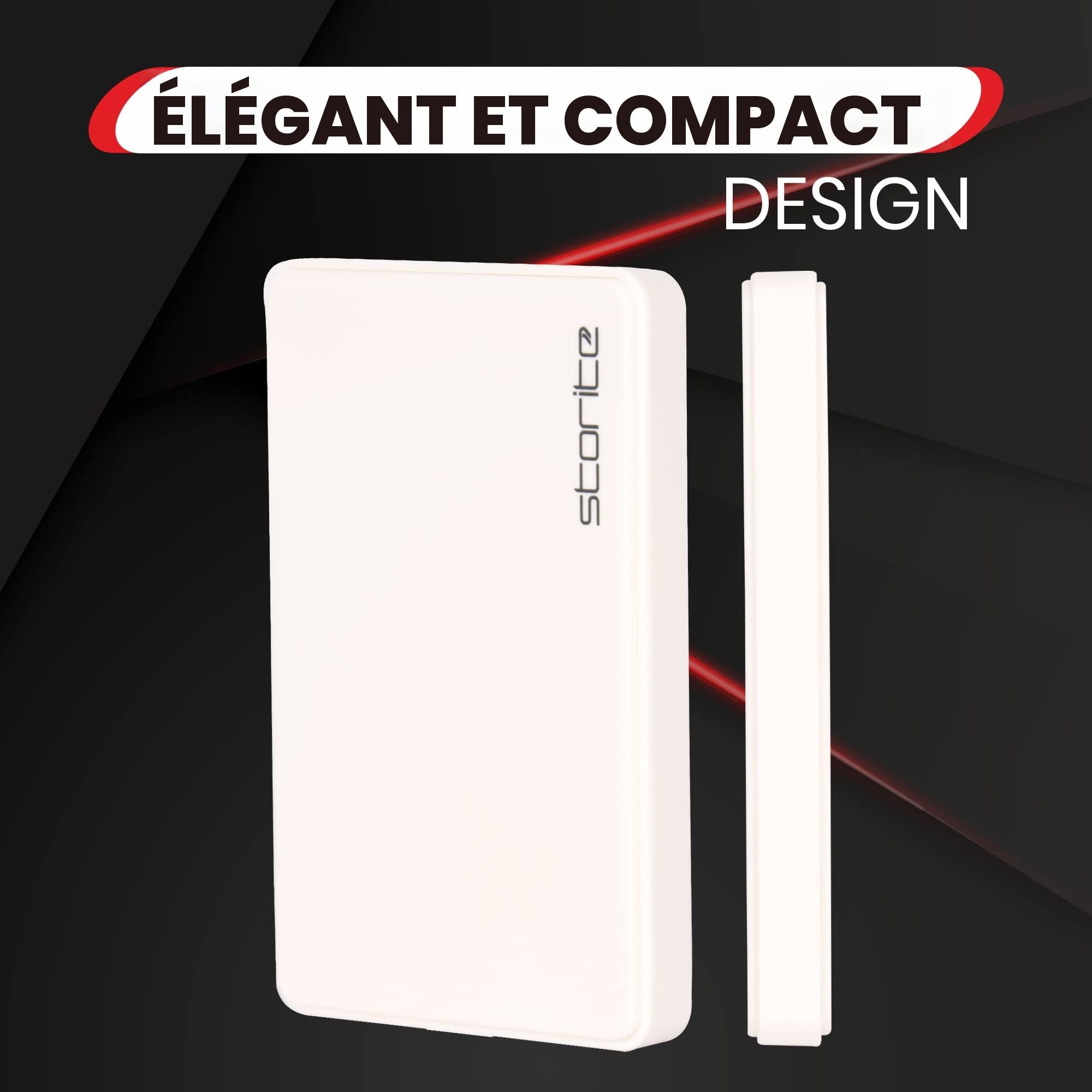 Storite Disque Dur Externe 500Go Ultra-Rapide et Fin USB 3.0 pour la Sauvegarde de données – Disque Dur Portable Compatible avec Mac, Ordinateur Portable, PC, Console de Jeux (Blanc)