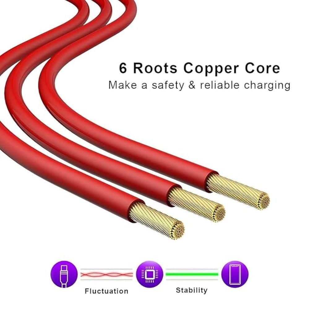 Image of OnePlus Compatible 80W Charging Cable USB to Type C Warp Charger SuperVooc /Dash Fast Charge Cable for Oneplus 11,11R,10 Pro,10R,10T,9RT,9R,8R,8T Charge Cable for 6 /6T /7 /7T,Nord,Ce2 Lite 5G,Ce 3 5G