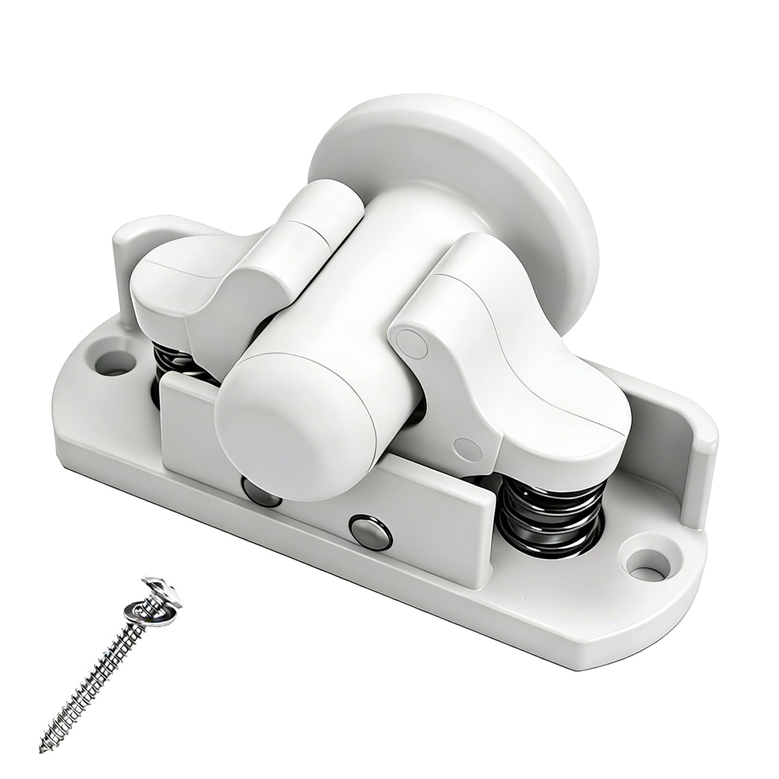 Hkfgdjdl White Door Stoper Clip For Caravans Motorhomes Trailer Nylon Buckle Door Retainer Catches Easy Installation Secure Holder Clip
