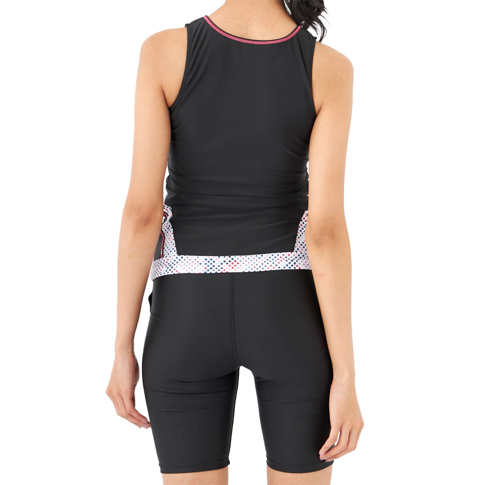 説明お読みください Amazon.co.jp: [フィラ] フィットネス水着 ジップタンキニ上下+