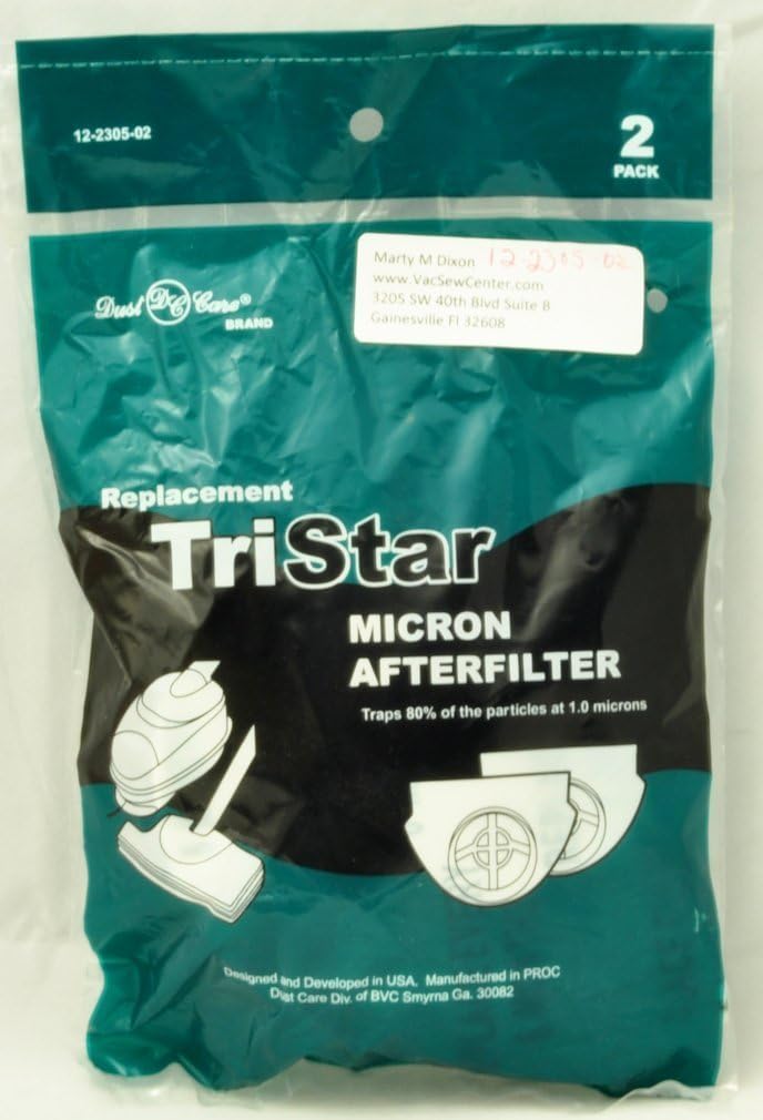 TriStar Vacuum Cleaner Secondary After Filter (Pack of 2)