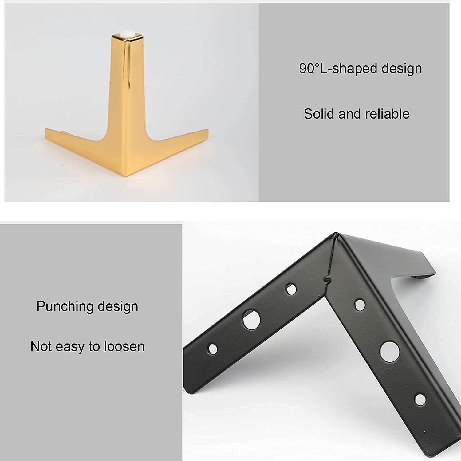 Furniture Legs Sofa Legs 4 Piece Furniture Feet Furniture Legs, Triangle Sofa Feet Cabinet Feet, Metal Furniture Stone Table Leg, Replacement TV Cabinet Feet Sofafus Furniture Foot
