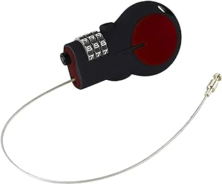 Lewis N. Clark Cable Lock With 30In Retractable Steel Cable