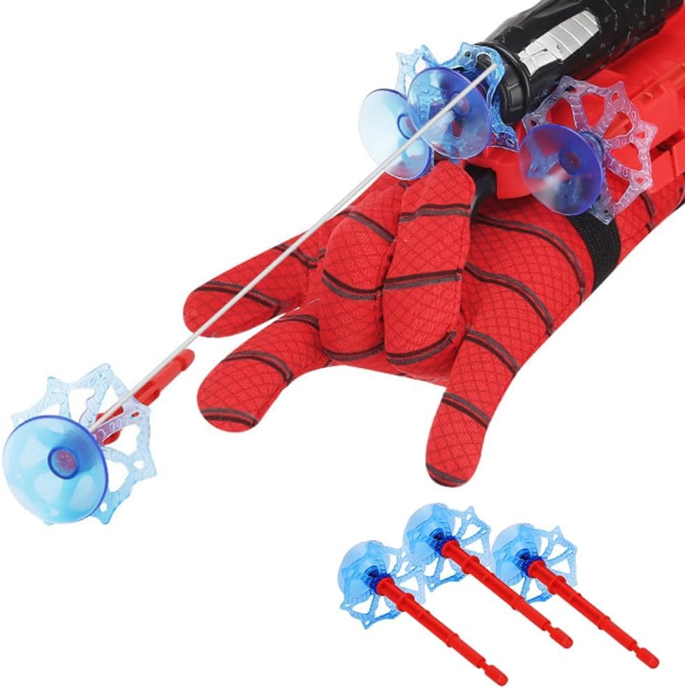 MIP INTERNATIONAL® Spider Web Shooters Toy Hero Launcher Wrist Toy Set Spider-Man Web Shooters with Gadget,Birthday Gift for Kids, Sticky Wall Soft Bomb Funny Childrens Educational Toys (Pack of 2) (B0DDWZ9HV2) Amazon Price History, Amazon Price Tracker