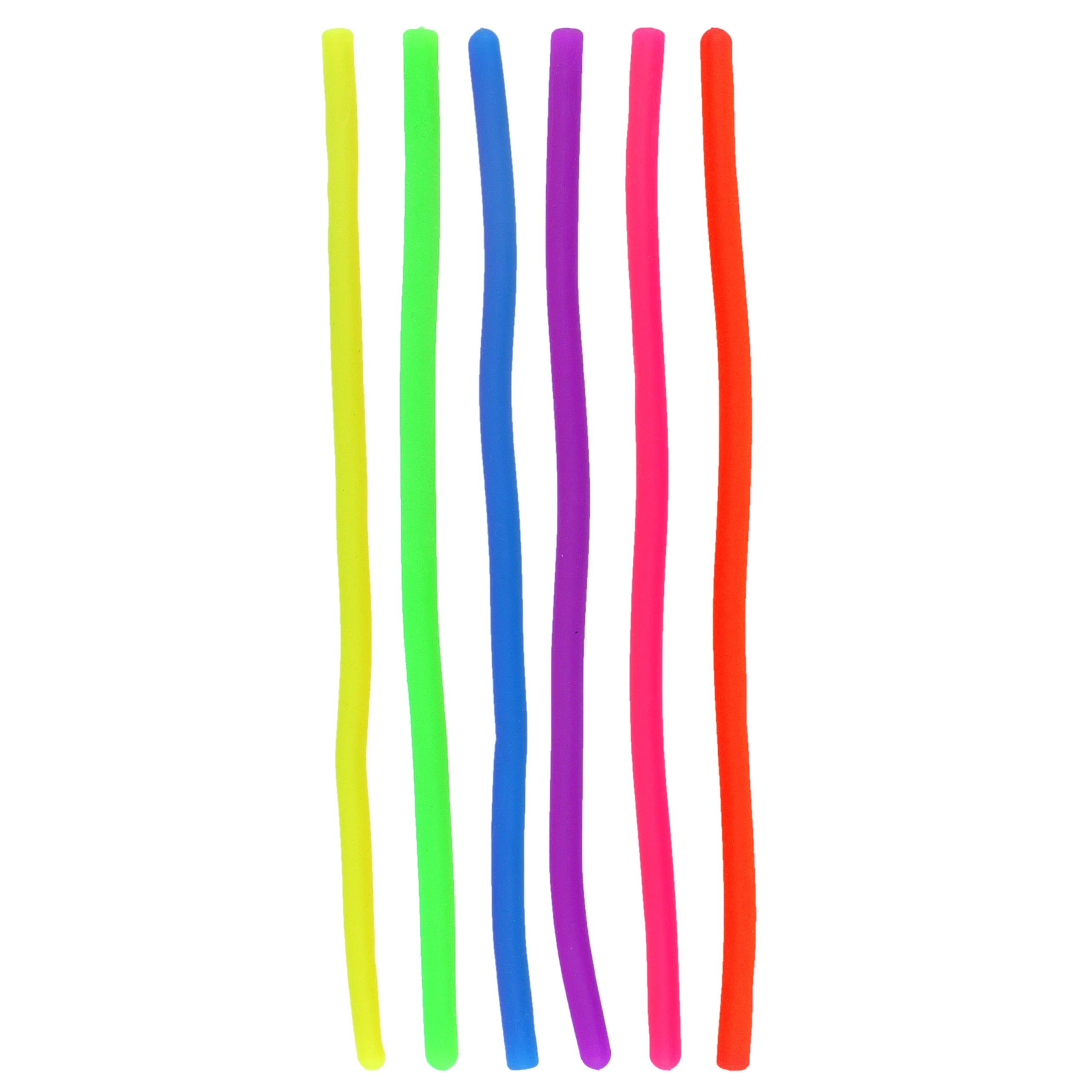 HENBRANDT Super Stretchy Elastic Noodles 6 Assorted Colours Per Pack (5 x Packs - 30 Noodles), Multicolor, 5 x Pack (30 Noodles) - Image 2