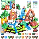 TEBOKHAD Costruzioni Magnetiche per Bambini, 110 Pezzi Costruzioni Magnetiche, Giocattolo Educativo Montessori per Bambini 3 4 5 6 7 8 9 10 Anni, Regali Di Compleanno 3-10 Anni