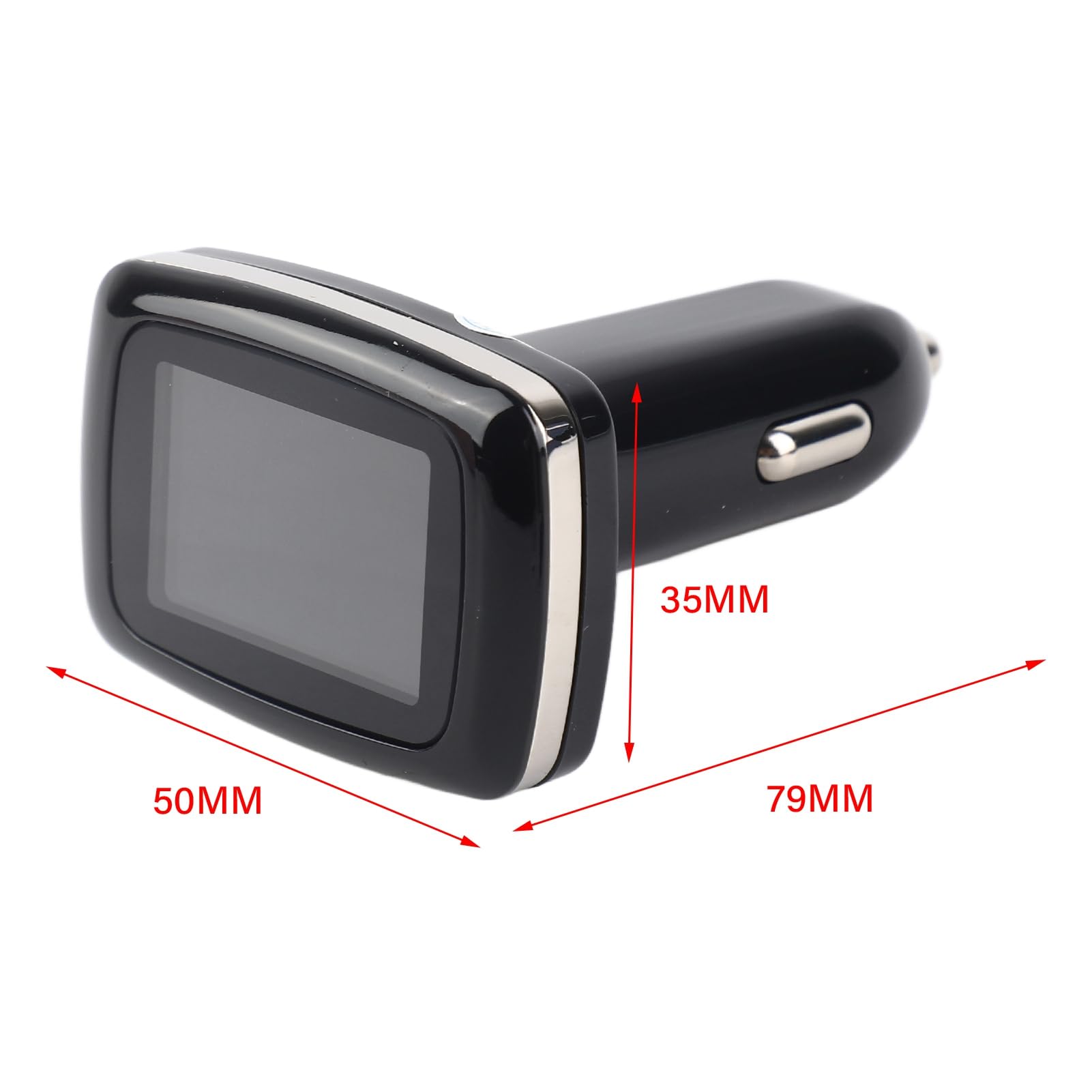 Akozon Control de presion neumaticos,Reminnbor de Monitoreo de Presión de Neumáticos, de Control de Presión de Neumáticos Tpms para Automóvil Encendedor de Cigarrillos con 4 Sensores Externos