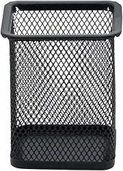 Organizador De Escritorio Aramado P/Caneta Quadrado Pt - 100876