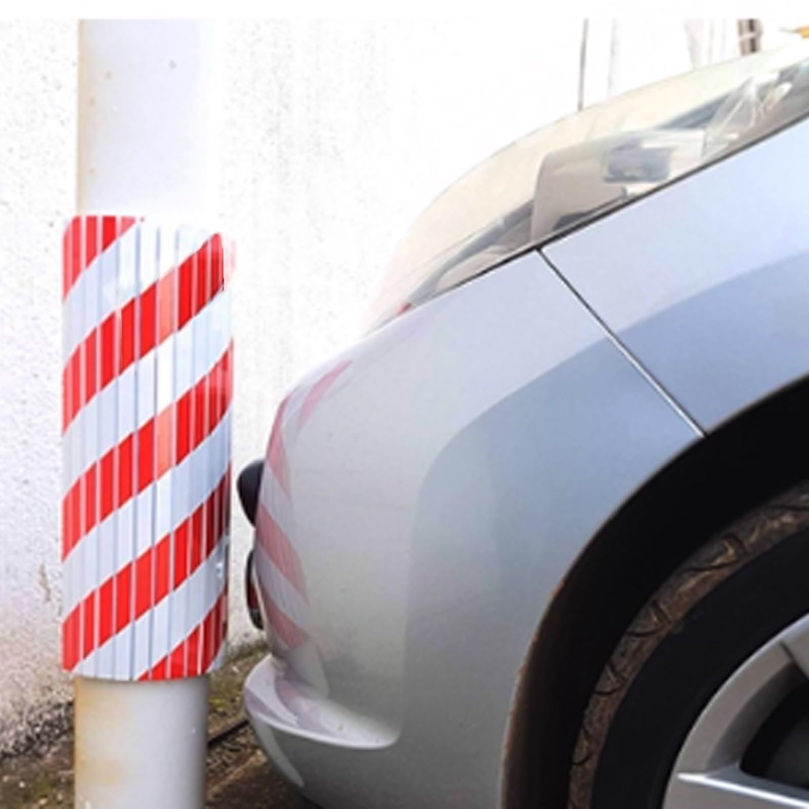 Protections d'angle en mousse pour murs de garage et voitures, rembourrage réfléchissant avec adhésif puissant, protection murale universelle à 90° pour pare-chocs et coins