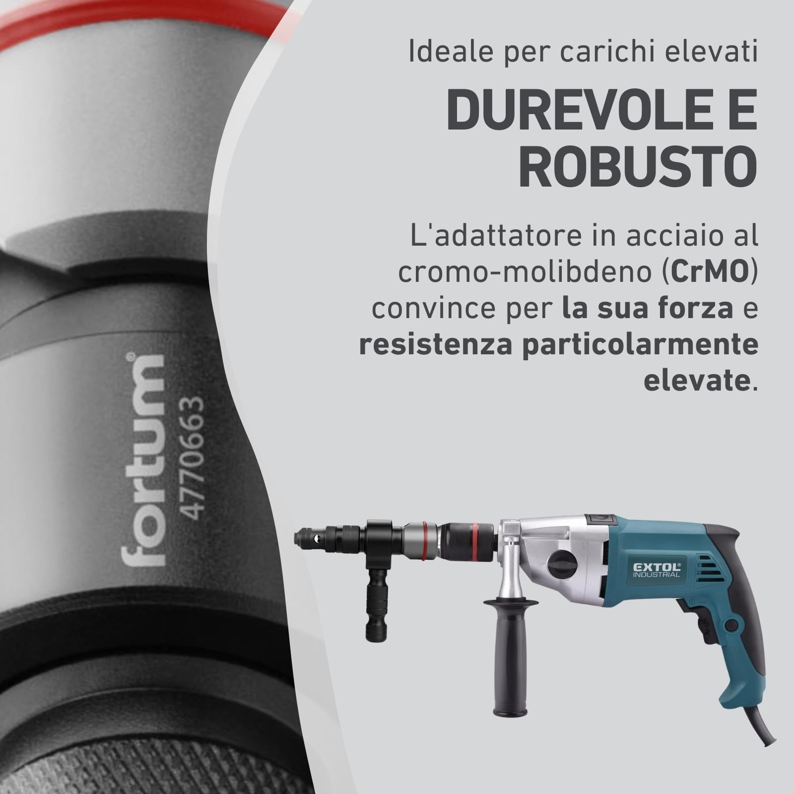Rivettatrice per avvitatrice a batteria e trapano I Rivettatrice per ribattini ciechi in alluminio, rame, acciaio e acciaio inox I Rivettatrice rivetti ciechi 2,4-6,4 mm I Adattatore