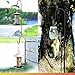 XDW-GIFTS Shepherd-Hooks for Bird-Feeder -Adjustable Hummingbird Feeder Hanger with 5 Prongs Base Garden Lantern Pole for Outdoor Flower Basket Solar Light Weddings Décor
