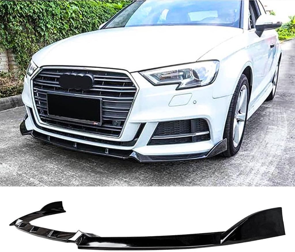 MWEIYANF Front Lip Spoiler for 2017-2020 Audi A3 S-Line S3 Lightweight
