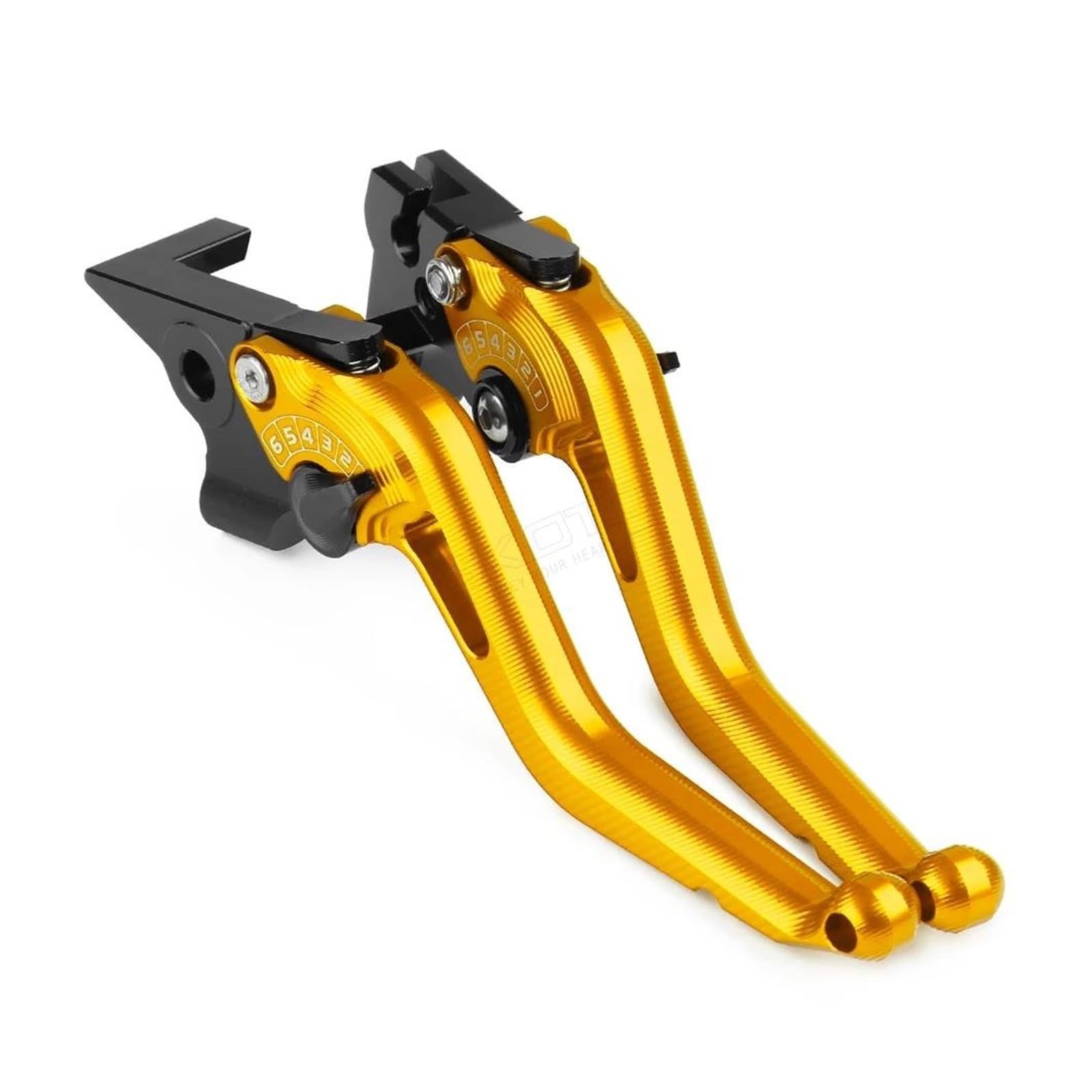 Hpzprpcew Gold For Kawasaki Er-6F Er6f 2009-2016 Er6n Er-6N Motorcycle Accessories Short Brake Clutch Levers(Gold)