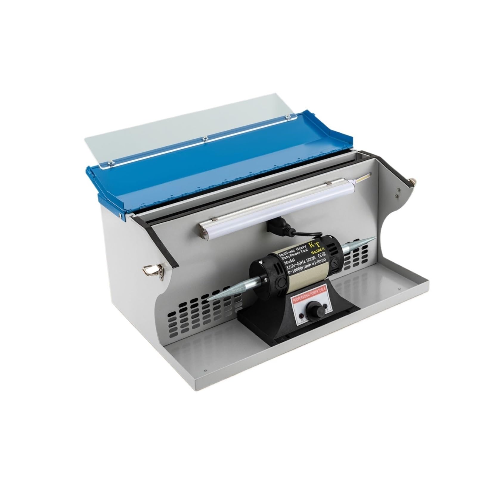 Ewsdsfs Silver 500W Buffing Machine 10000Rpm Jewelry Bench Polisher Buffer Grinder