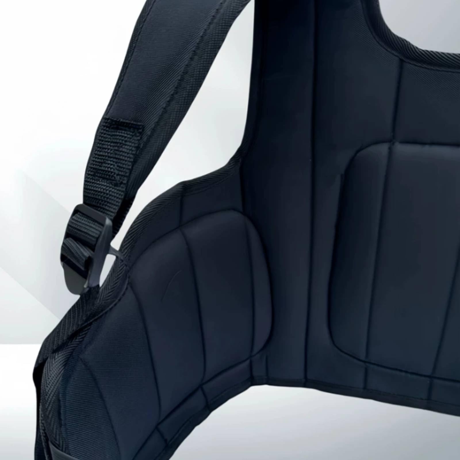 Equipo de Automovilismo Chaleco Antimpacto Deportivo Protector Pecho Dispersión de Impacto Diseño Confortable Adecuado para Entusiastas de Deportes de Motor , XL Busto 105-115 , Talla Única