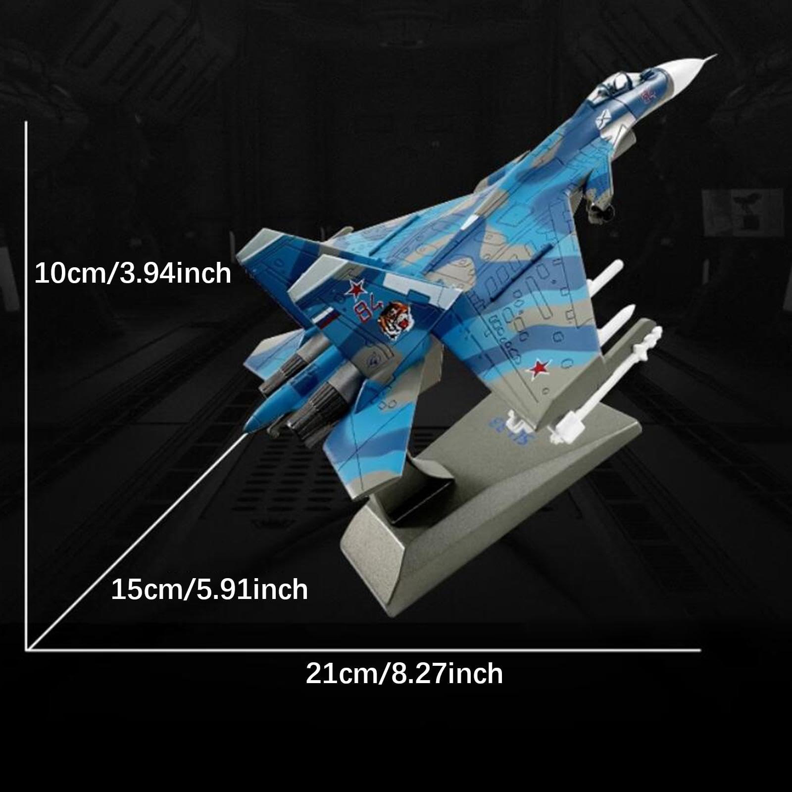Amazon.co.jp: Wmqbjta SU-33戦闘機 プラモデル 完成品 1：100スケール