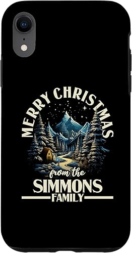 iPhone XR Simmons Family Christmas Party Costume Group Matching Xmas Case