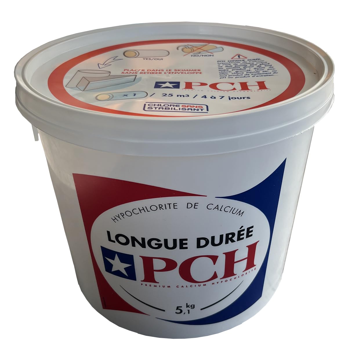 PCH Longue durée (300g) sans stabilisant - Seau de - 5.10 kg