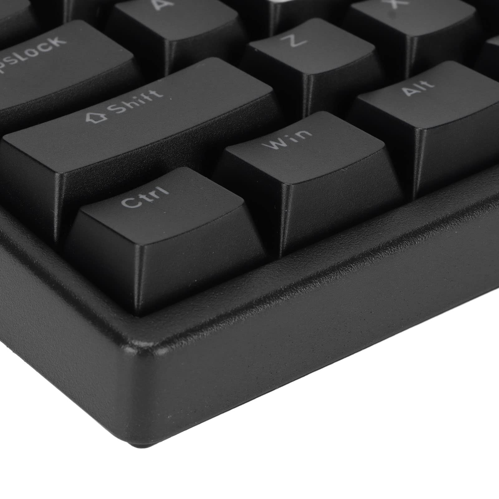 Generic Profesjonalna Mechaniczna Klawiatura do Gier 87 Klawiszy Czerwony Przełącznik Szybka Reakcja Ergonomiczna Konstrukcja dla Komputera PC z Systemem 10 (BLACK)