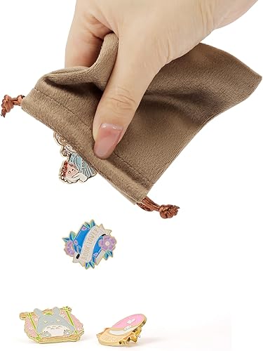 Miniatura 8 de Lindos alfileres esmaltados para mochilas, Kawaii Anime Soot Sprites Cat Frog Pins de dibujos animados para niños, juego de pines de solapa para