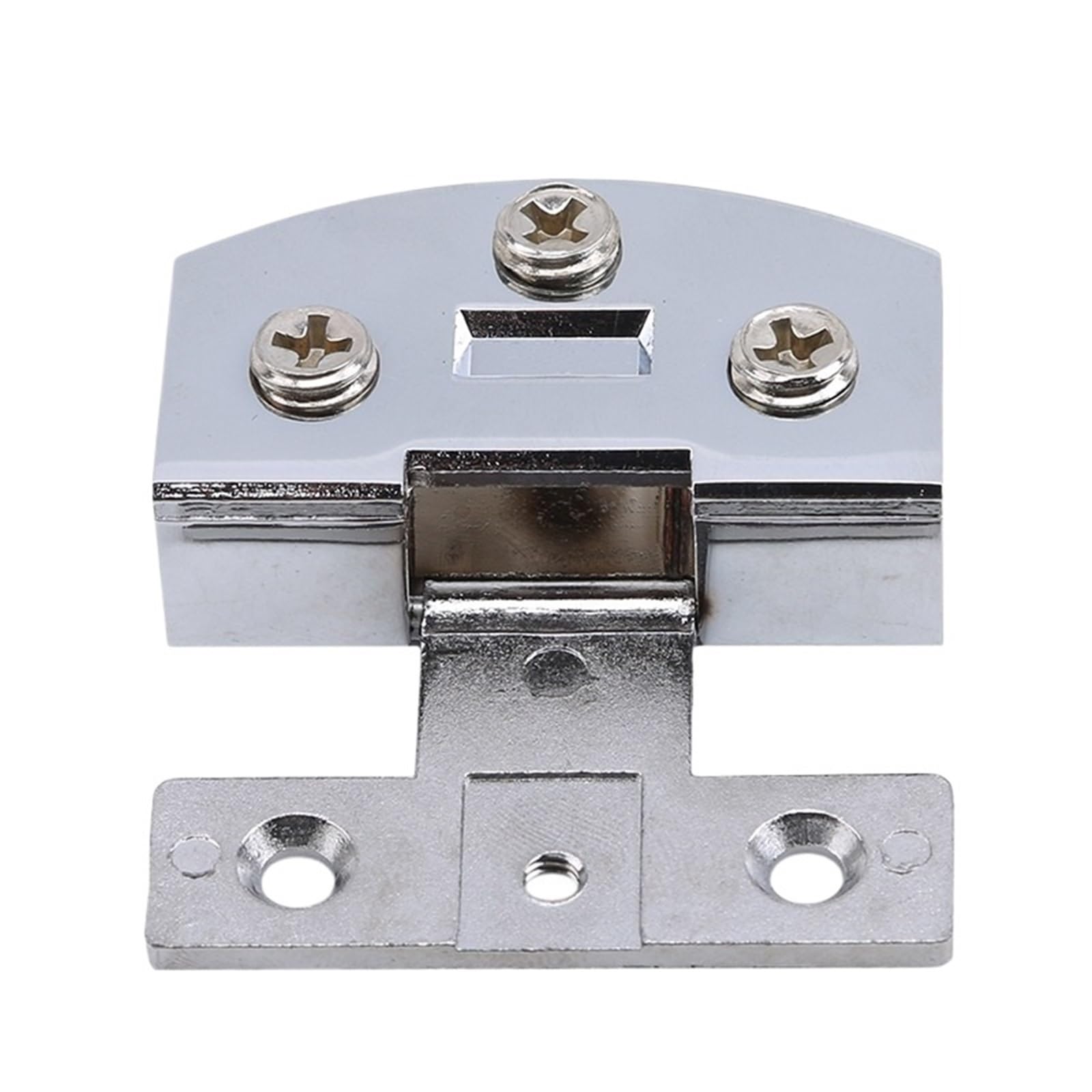 1pcs Glass Door Hinge Clamps Stainless Steel Cabinet Bread Cupboard Gate Clip Hinges 5-9mm(S)