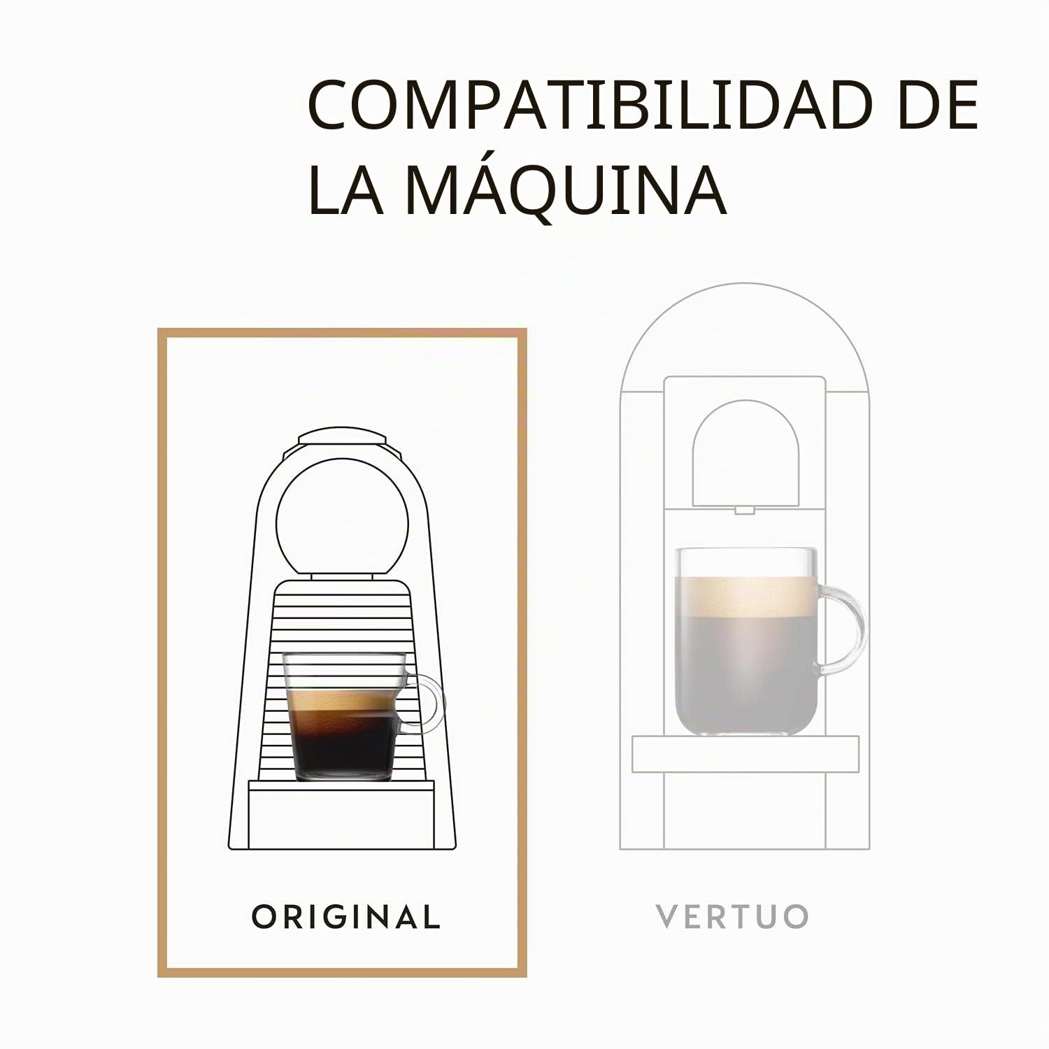 Nespresso 50 Capsulas por cafetera - 50x Vivalto Lungo