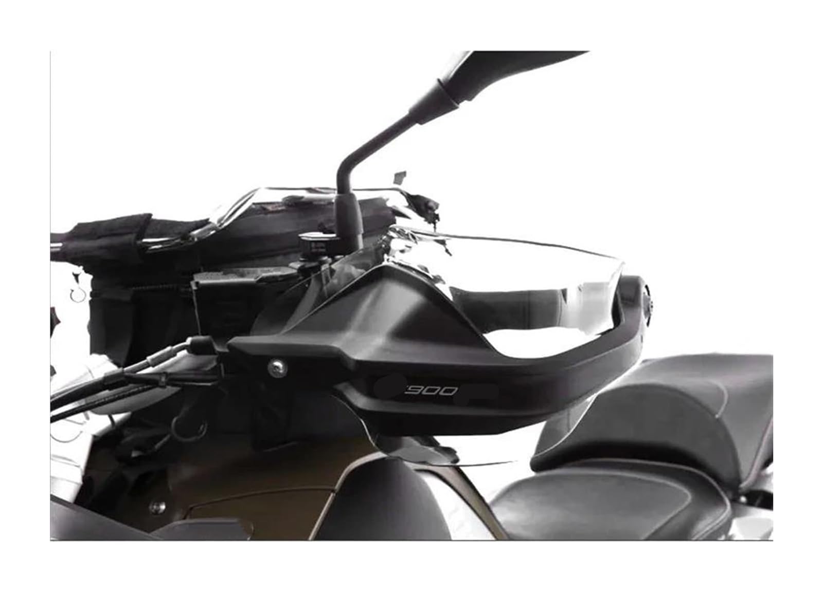 Moto Garde-Main pour B&MW F900R F900XR F 900 RF 900 XR 2020-2023 Protège-Mains Protecteur De Guidon De Moto Bouclier Coupe-Vent(Fullset Smoke F900r)