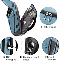 Vista 4 de BANGE Business Smart Backpack Waterproof fit 15.6 Inch Laptop Backpack with USB Charging Port,Travel Durable Backpack