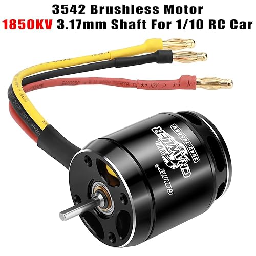 Miniatura 3 de GLOBACT 1850KV 3542 Motor sin escobillas RC Crawler Motor para 110 TRX4 TRX6 Axial SCX10 RC Crawler Car