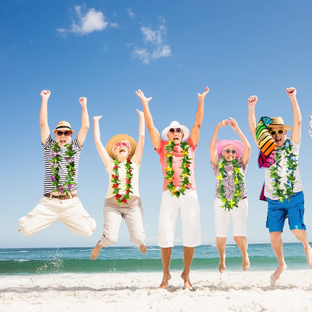 Ghirlande Hawaiane Set 24 Pezzi - Per Feste E Spiagge - Foto 5