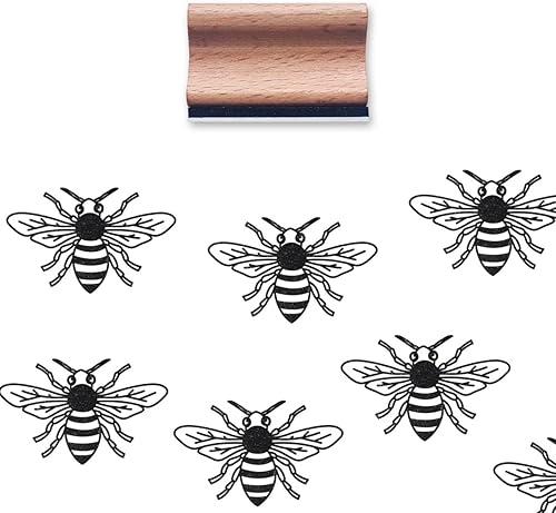 Bumble Bee - Sello de goma, sello mediano de 1-1/3 para álbumes de recortes, tarjetas, manualidades