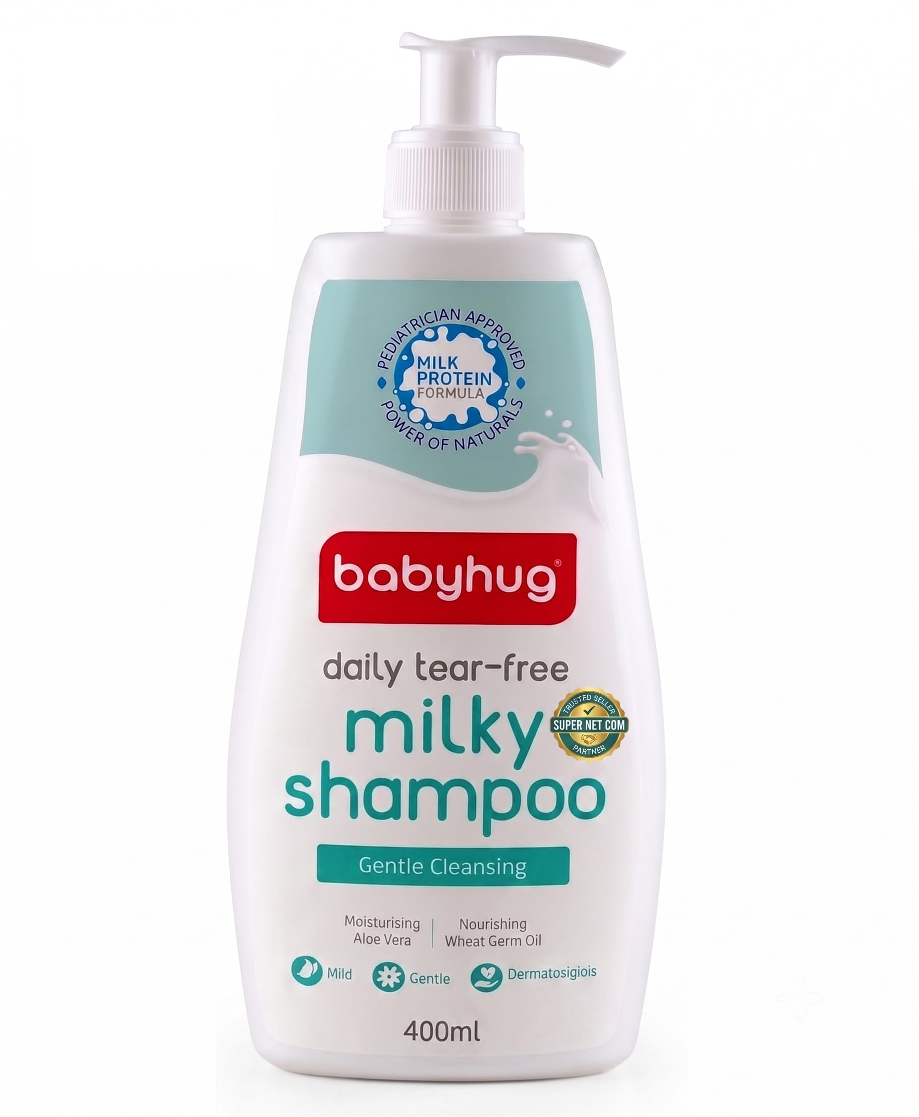 BABYHUG Daily Tear-Free Milky Shampoo – Enriched with Milk Protein & Natural Oils Pack Of 1 (400ML)-image-13