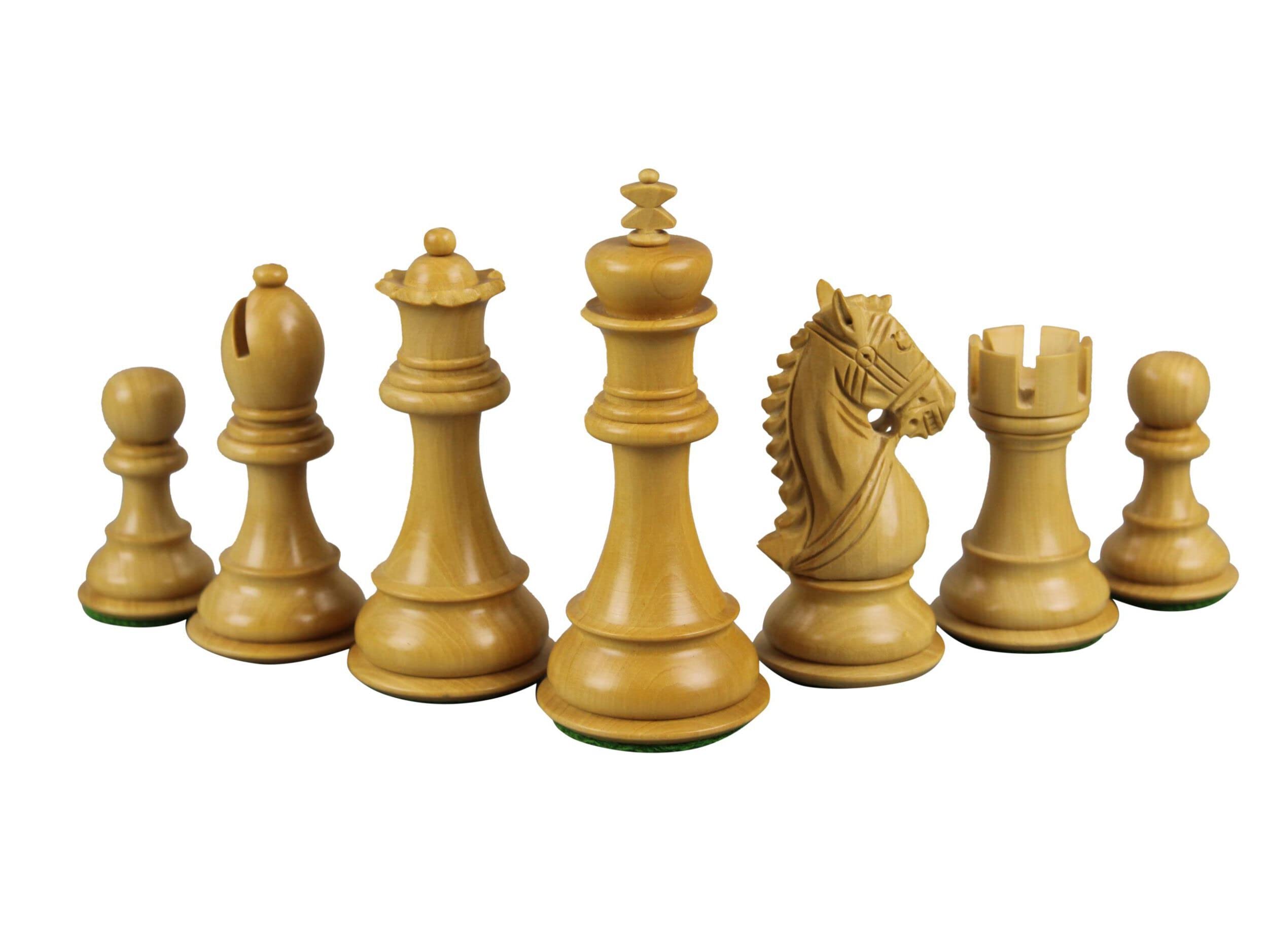 Set di scacchi in legno intagliato a mano Sheesham Flat Board 20 pollici con Ebano King Bridal Staunton Scacchi Pezzi 9,5 pollici