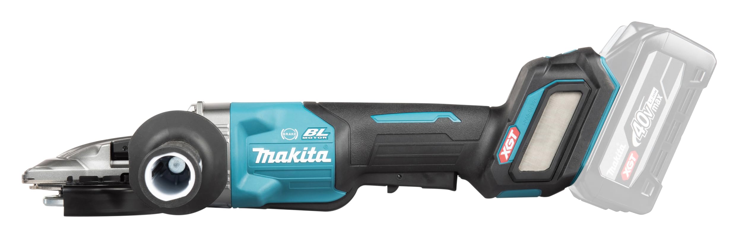 Makita GA056GZ - Amoladora angular con batería (40 V, máx. (sin batería, sin cargador)