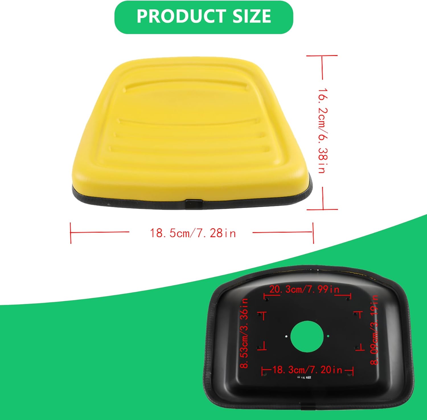 Silscvtt Backhoe Seat M118632 Replacement for John Deere 7 8 8A 8B 10 10A 47 49 447 448